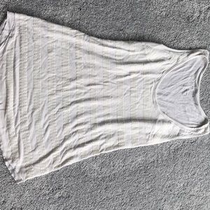 Liz Lange white maternity tank top